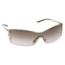 FENDI Sunglasses Plastic Brown Auth BA5038-1