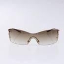 FENDI Sunglasses Plastic Brown Auth BA5038-2