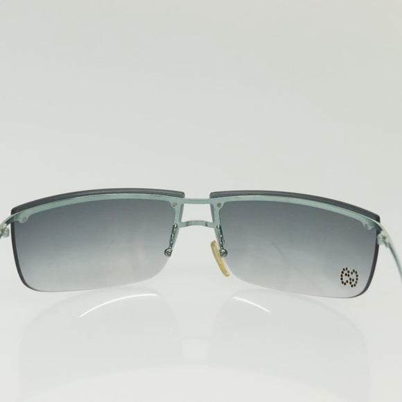 GUCCI Celine Sunglasses Plastic 2Set Black Green Auth BA5039