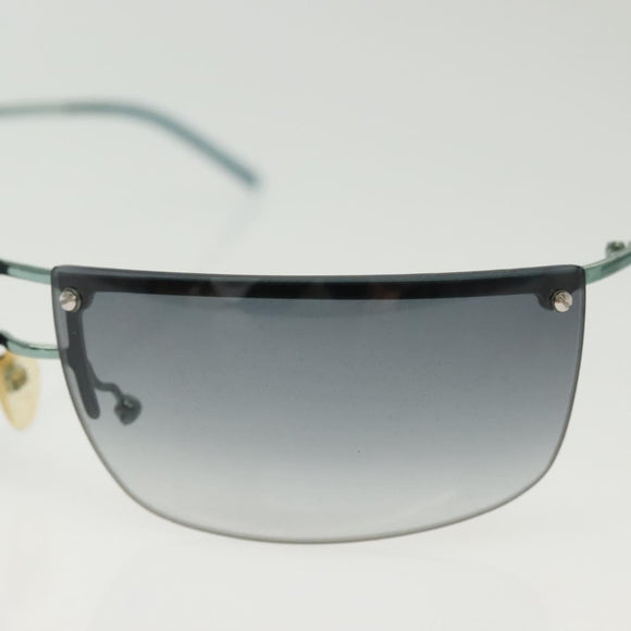 GUCCI Celine Sunglasses Plastic 2Set Black Green Auth BA5039