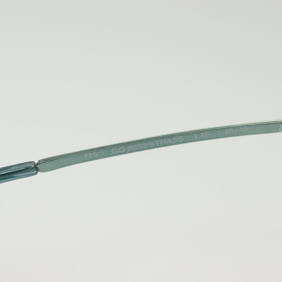 GUCCI Celine Sunglasses Plastic 2Set Black Green Auth BA5039