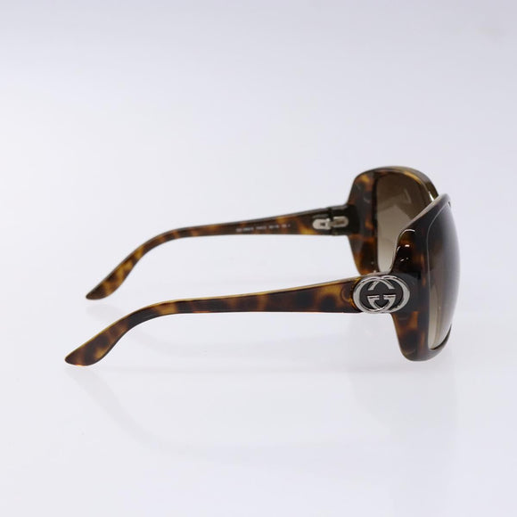 GUCCI Sunglasses Plastic Brown Auth BA5040