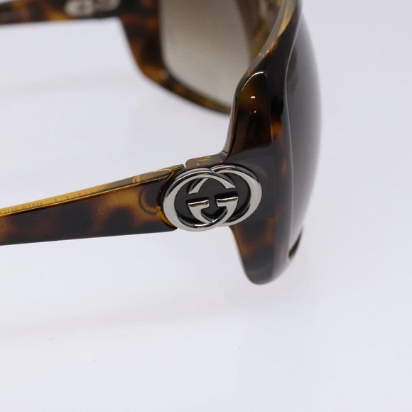 GUCCI Sunglasses Plastic Brown Auth BA5040