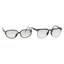 Christian Dior Sunglasses Plastic 2Set Black Brown Auth BA5045-1