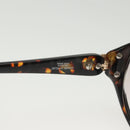 Christian Dior Sunglasses Plastic 2Set Black Brown Auth BA5045-8