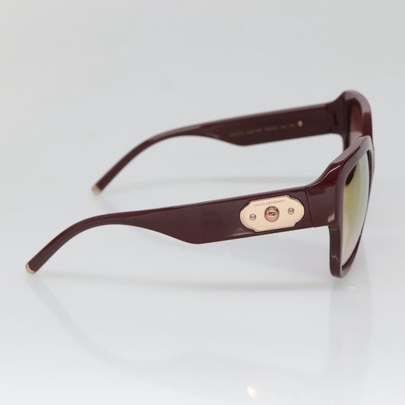 DOLCE&GABBANA Sunglasses Plastic Red Auth BA5048