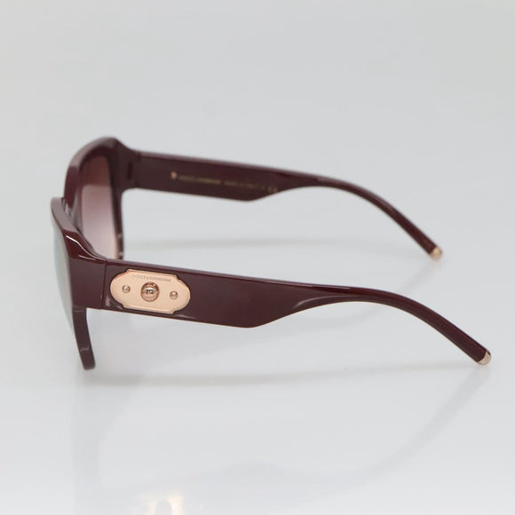 DOLCE&GABBANA Sunglasses Plastic Red Auth BA5048