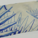HERMES Twilly Scarf ""Mythiques Phoenix"" Silk Blue Auth BA5050-5