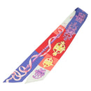 HERMES Twilly Scarf ""Ferronnerie"" Silk Blue Auth BA5051-3