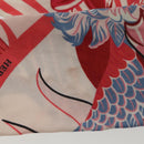 HERMES Twilly Scarf ""Mythiques Phoenix"" Silk Red Auth BA5052-4