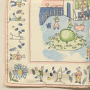 HERMES Carre 40 Scarf ""RETOUR A LA TERRE"" Silk Pink Auth BA5053-4