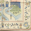 HERMES Carre 40 Scarf ""RETOUR A LA TERRE"" Silk Pink Auth BA5053-5