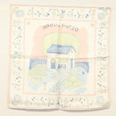 HERMES Carre 40 Scarf ""RETOUR A LA TERRE"" Silk Pink Auth BA5053-8