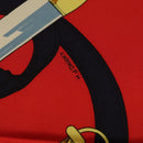 HERMES Carre 90 Scarf ""EPERON D'OR"" Silk Navy Auth BA5055-11