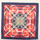 HERMES Carre 90 Scarf ""EPERON D'OR"" Silk Navy Auth BA5055-13