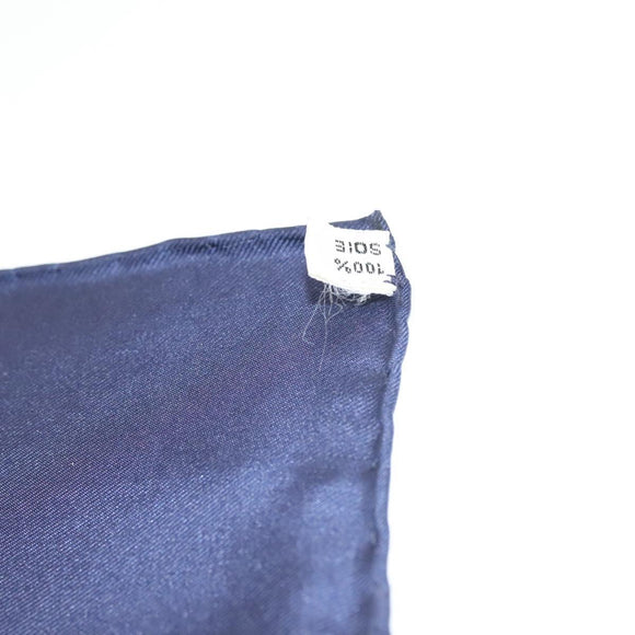 HERMES Carre 90 Scarf ""EPERON D'OR"" Silk Navy Auth BA5055