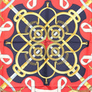 HERMES Carre 90 Scarf ""EPERON D'OR"" Silk Navy Auth BA5055-6