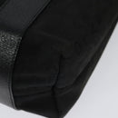 BVLGARI Logo Mania Tote Bag Canvas Black Silver Auth BA5057-13