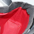 BVLGARI Logo Mania Tote Bag Canvas Black Silver Auth BA5057-16