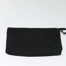 BVLGARI Logo Mania Tote Bag Canvas Black Silver Auth BA5057-21