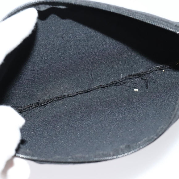 BVLGARI Logo Mania Tote Bag Canvas Black Silver Auth BA5057