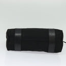 BVLGARI Logo Mania Tote Bag Canvas Black Silver Auth BA5057-9