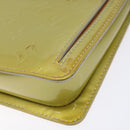 LOUIS VUITTON Monogram Vernis Motto Accessory Pouch Gris M91030 LV Auth BA5061-15