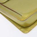 LOUIS VUITTON Monogram Vernis Motto Accessory Pouch Gris M91030 LV Auth BA5061-16