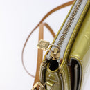 LOUIS VUITTON Monogram Vernis Motto Accessory Pouch Gris M91030 LV Auth BA5061-19