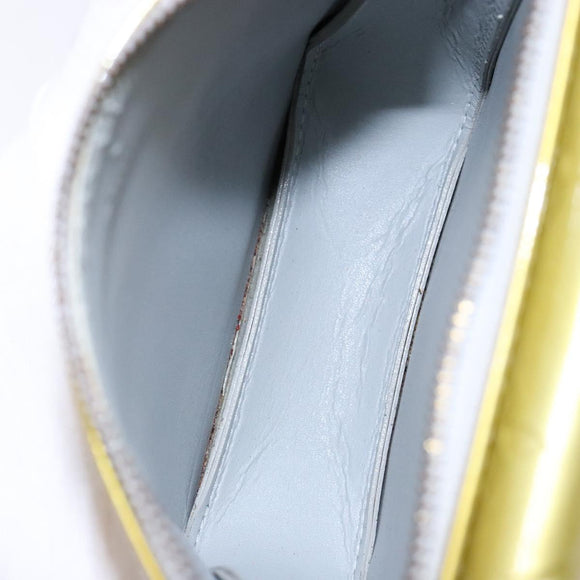 LOUIS VUITTON Monogram Vernis Motto Accessory Pouch Gris M91030 LV Auth BA5061