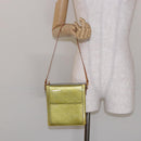 LOUIS VUITTON Monogram Vernis Motto Accessory Pouch Gris M91030 LV Auth BA5061-23