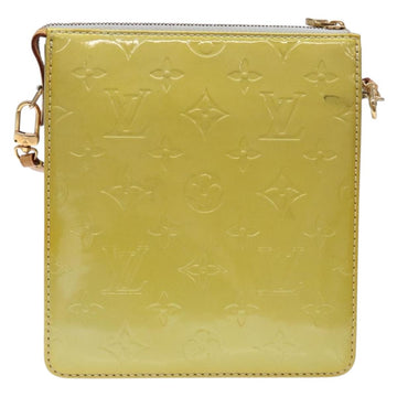 LOUIS VUITTON Monogram Vernis Motto Accessory Pouch Gris M91030 LV Auth BA5061 - 0