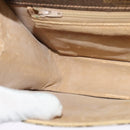 GUCCI GG Supreme Web Sherry Line Shoulder Bag PVC Beige Green Red Auth BA507-20