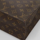 LOUIS VUITTON Monogram Sac Plat Hand Bag M51140 LV Auth BA5073-9