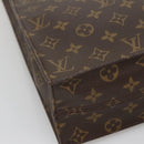 LOUIS VUITTON Monogram Sac Plat Hand Bag M51140 LV Auth BA5073-14