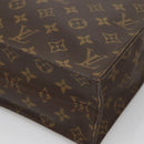 LOUIS VUITTON Monogram Sac Plat Hand Bag M51140 LV Auth BA5073-15