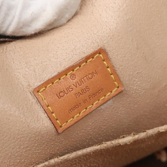 LOUIS VUITTON Monogram Sac Plat Hand Bag M51140 LV Auth BA5073