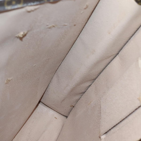 LOUIS VUITTON Monogram Sac Plat Hand Bag M51140 LV Auth BA5073