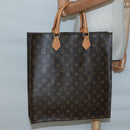LOUIS VUITTON Monogram Sac Plat Hand Bag M51140 LV Auth BA5073-20