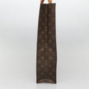 LOUIS VUITTON Monogram Sac Plat Hand Bag M51140 LV Auth BA5073-3