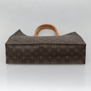 LOUIS VUITTON Monogram Sac Plat Hand Bag M51140 LV Auth BA5073-5