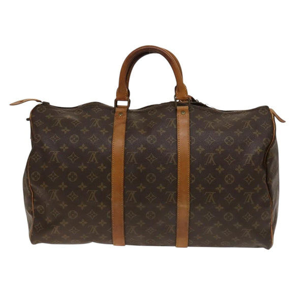 LOUIS VUITTON Monogram Keepall 50 Boston Bag Vintage M41426 LV Auth BA5074