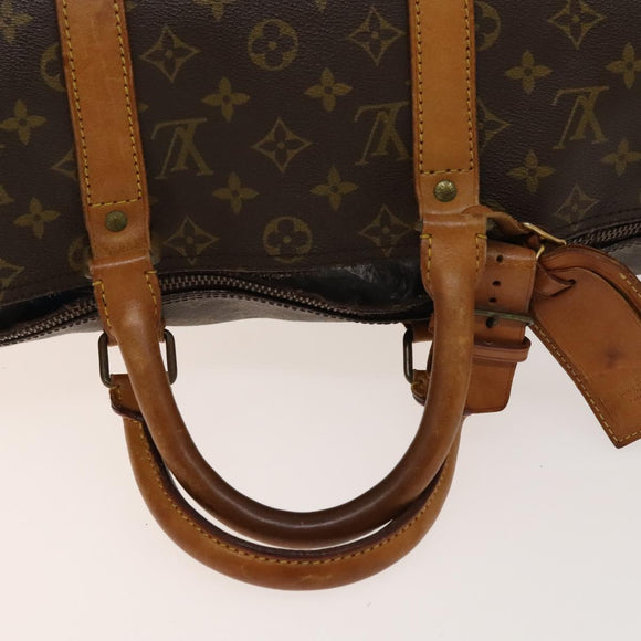 LOUIS VUITTON Monogram Keepall 50 Boston Bag Vintage M41426 LV Auth BA5074
