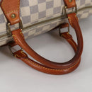 LOUIS VUITTON Damier Azur Speedy 35 Hand Bag N41535 LV Auth BA5077-7