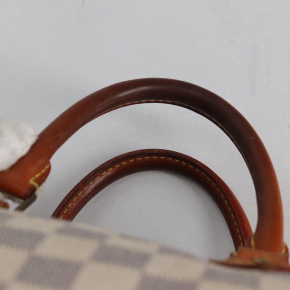 LOUIS VUITTON Damier Azur Speedy 35 Hand Bag N41535 LV Auth BA5077