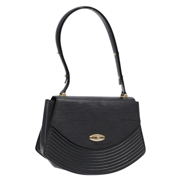 LOUIS VUITTON Epi Tilsitt Shoulder Bag Black M52482 LV Auth BA5078