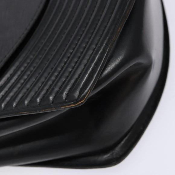 LOUIS VUITTON Epi Tilsitt Shoulder Bag Black M52482 LV Auth BA5078