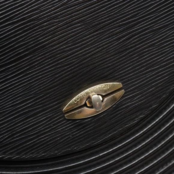 LOUIS VUITTON Epi Tilsitt Shoulder Bag Black M52482 LV Auth BA5078