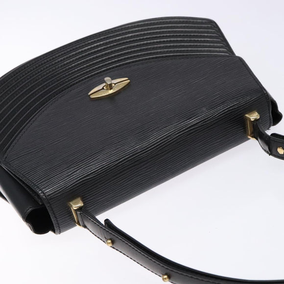 LOUIS VUITTON Epi Tilsitt Shoulder Bag Black M52482 LV Auth BA5078