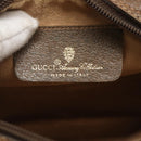 GUCCI GG Supreme Web Sherry Line Shoulder Bag PVC Beige Green Red Auth BA508-18